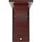 Ekena Millwork Morris Steel Bracket, Hammered Bright Red 3"W x 6"D x 6"H BKTM03X06X06MOHRE - alternate 5